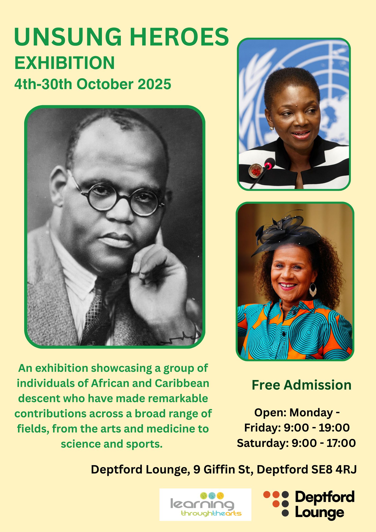 Unsung Heroes Deptford Lounge
